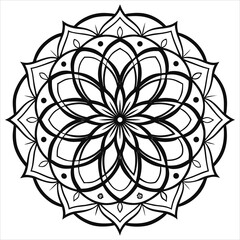 Vector doodle mandala . Ornamental luxury mandala Mandala Line Illustration . various mandala . Mandala Pattern Designs . Henna mandala. Mehndi style. Decorative pattern in oriental style.	