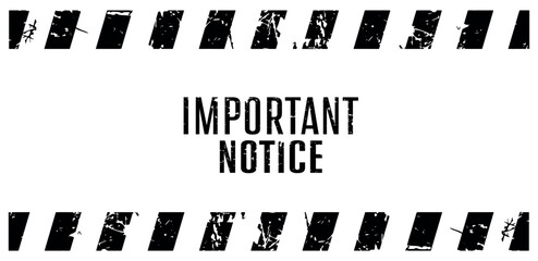 important notice	