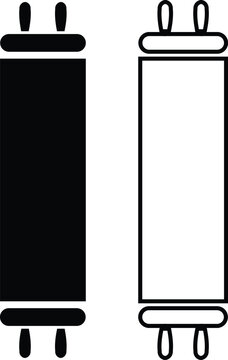 black and white torah scrolls clip art preview