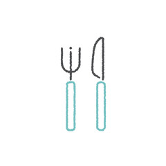 ナイフとフォークのアイコン