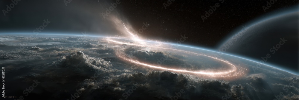 Poster planetary magnetic field protecting fragile biosphere with cosmic phenomena