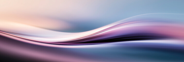 Fototapeta premium Vibrant abstract wave design with flowing curves and smooth purple, pink, and blue gradients. Ideal for modern backgrounds, digital art, or commercial design projects.