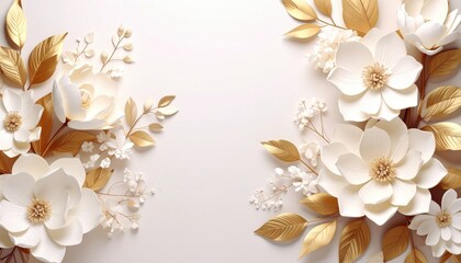 Elegant paper flowers arrangement indoor decor floral design minimalist setting aesthetic view nature-inspired art