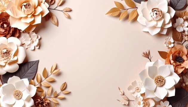 Floral arrangement inspiration art studio decorative paper flowers modern aesthetic close-up view creative design concepts