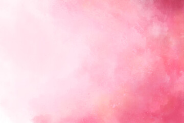 Watercolor pink hand painted background with space for text. Romantic feminine pink aquarelle backdrop for fashion, banner, ads, website, poster, cover design