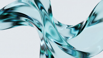 The high-grade white background with transparent gradient presents a silky floating liquid glass effect, with clear picture layers, delicate light and shadow, and a smooth and transparent texture.
