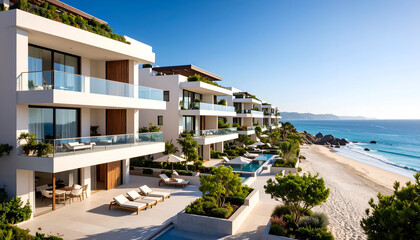 Luxury Beachfront Condos with Mexico.