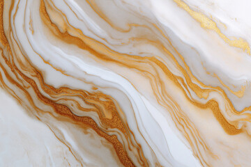 Obraz premium Abstract marble texture in white and gold