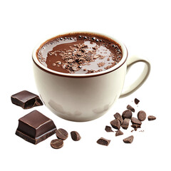 cup of coffee with chocolate