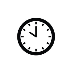 Simple stopwatch icon showing time elapsed with hour and minute hands