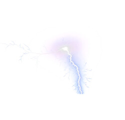 Intense Thunderbolt Icon for Shock and Energy Themes on transparent background PNG

