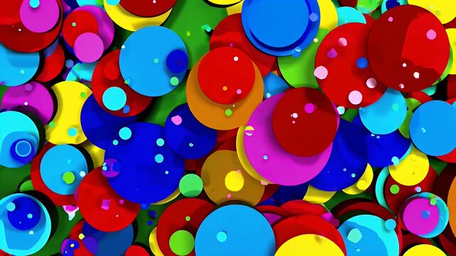 seamless video 4K animated transition vibrant circular shapes smoothly sliding chroma key green screen perfect switching scenes style adapting your own creative design video s professional video