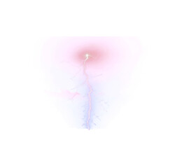 Electric Power Surge Energy Lines with Blue Glow on transparent background PNG

