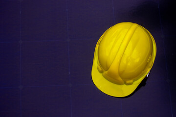 Solar Installation Tools and Safety Equipment on Solar Panel Surface