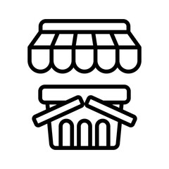 Shopping basket icon