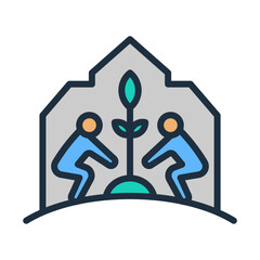 School Garden Icon
