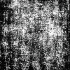 Grunge black and white distressed texture background with abstract patterns and visual depth suitable for design and art applications