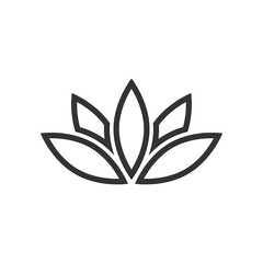 Lotus Flowers icon isolated on transparent background