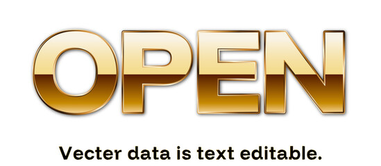 GOLD文字_OPEN_ベクターデータは打ち換え可能_アピアランス編集可能_02
