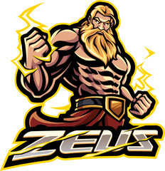 Zeus god mascot