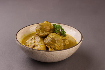Lamb Korma is Lamb or Mutton with a Sauce Made From Yoghurt  and Almonds.