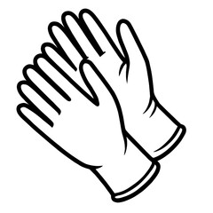 Pair of Rubber Protective Gloves - Essential for Safety and Hygiene