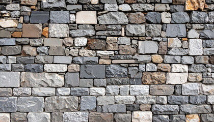 Obraz premium Stone wall texture with rustic background.