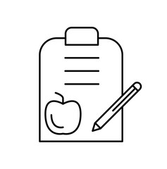 Vector illustration of health record icon