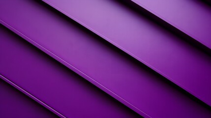 Obraz premium Deep Royal Purple Diagonal Stripes Minimalist Wallpaper