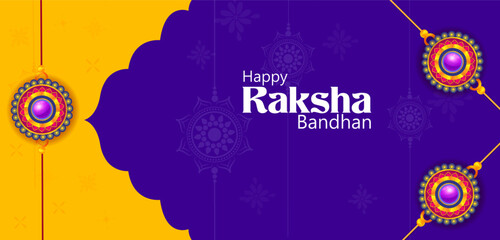 Decorated rakhi for Indian festival Raksha Bandhan