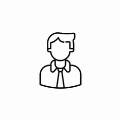 company worker icon sign vector