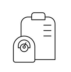 Vector illustration of a scale icon