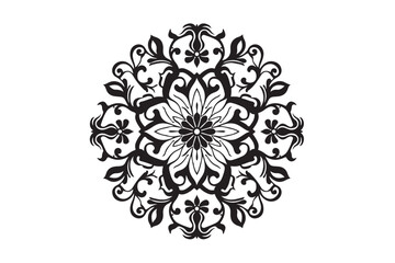 Elegant Mandala Laser-Cut Silhouette Bundle