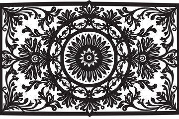 Elegant Mandala Laser-Cut Silhouette Bundle