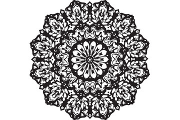 Elegant Mandala Laser-Cut Silhouette Bundle