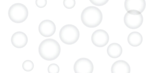 Gentle bubbles floating against a clean white backdrop a delicate composition of soft spherical shapes evoking a sense of lightness and calmness perfect for various design applications.