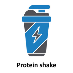 Protein shake Vector Icon which can easily modify or edit