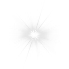 Beam, bokeh, bright, design, sparkle PNG with glowing burst and flare. Perfect transparent PNG Overlay for disco, stage lights, concerts, or festive abstract compositions with futuristic glow.