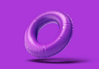 Bright, colorful 3D rings form a vibrant, circular pattern, ideal for a modern web design element or decorative wallpaper