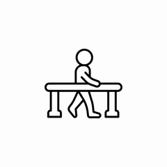 road walking assistance icon sign vector