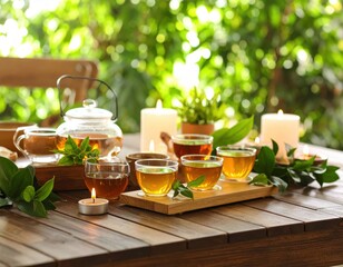 The material of the spa set that symbolizes relaxation,リラクゼーションを象徴するスパセットの素材