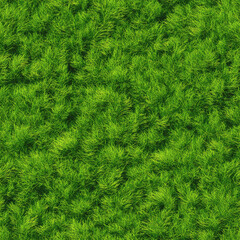 Lush Green Soft Turf Texture Seamless Pattern Ideal for Backgrounds