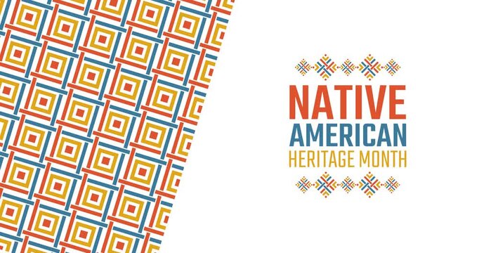 native american heritage month motion video, ideal for native american heritage month celebration