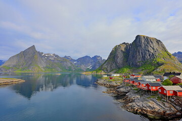 Fishing village at Hamnoy near Reine in the lofoten islands, Norway