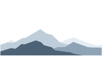 Naklejka premium Stunning mountain range vector landscape for modern design projects and travel inspiration art 