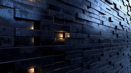 Old red brick wall with rough textured surface background having polished reflecting surface
