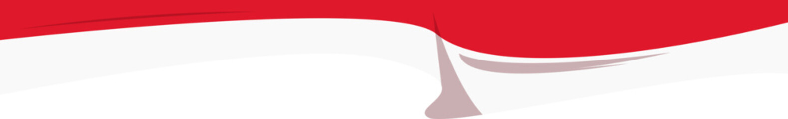 Indonesia Flag Curtain Header