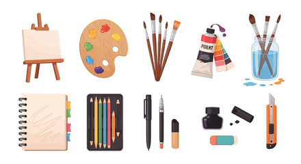 Art Supplies Collection for Creative Projects