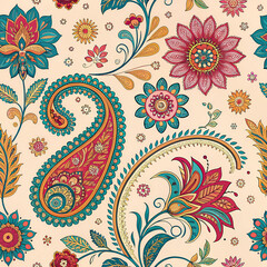 Indian Fabric Pattern Bandhani (Tie-dye) generative AI