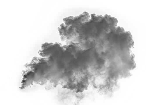 PNG dark dust smoke texture explosion splash effect PNG isolated Overlay transparent. Black cloud powder and sandstorm motion create realistic desert dust for design projects.